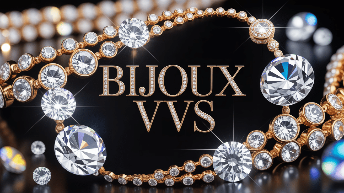 Composition luxueuse de bijoux VVS