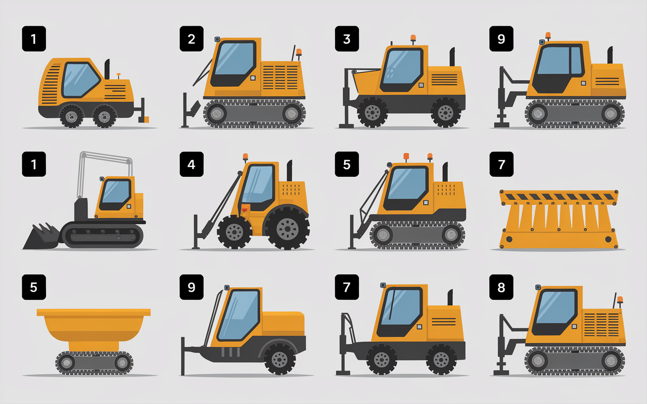 9 catégories d'engins CACES R482