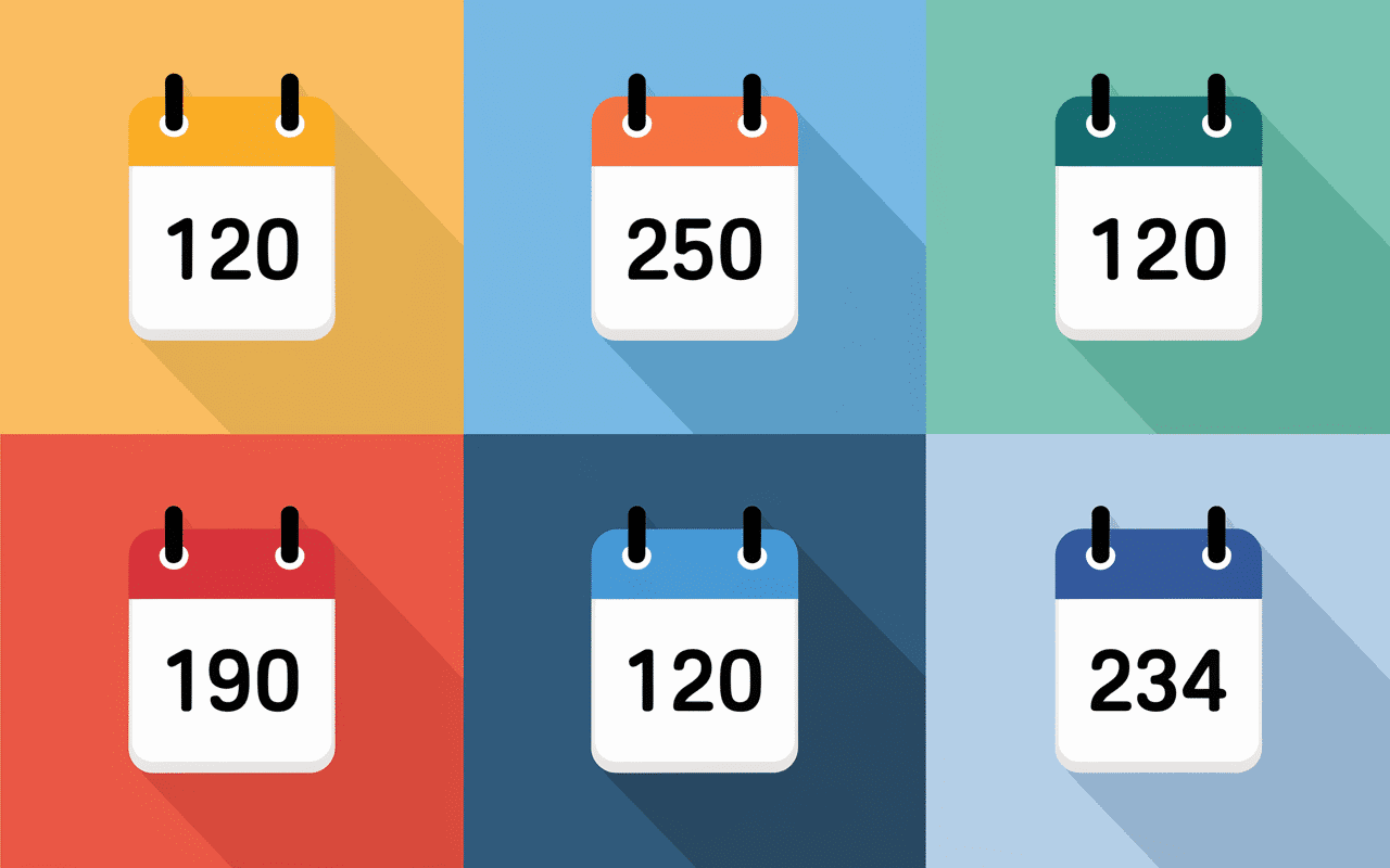 Tableau comparatif délais paiement 30 jours fin de mois avec icônes calendrier