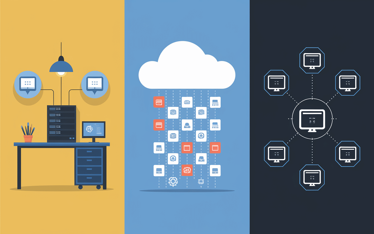 Comparaison des déploiements ERP server-cloud