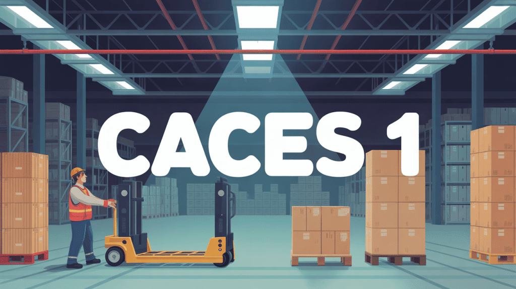 illustration caces 1 entrepot transpalettes et gerbeurs