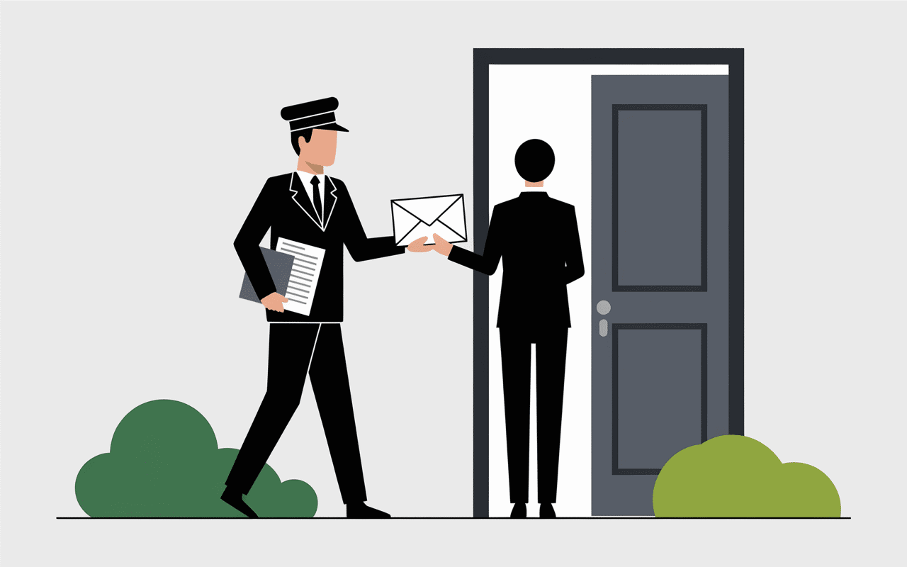 huissier signification officiel injonction de payer contrat