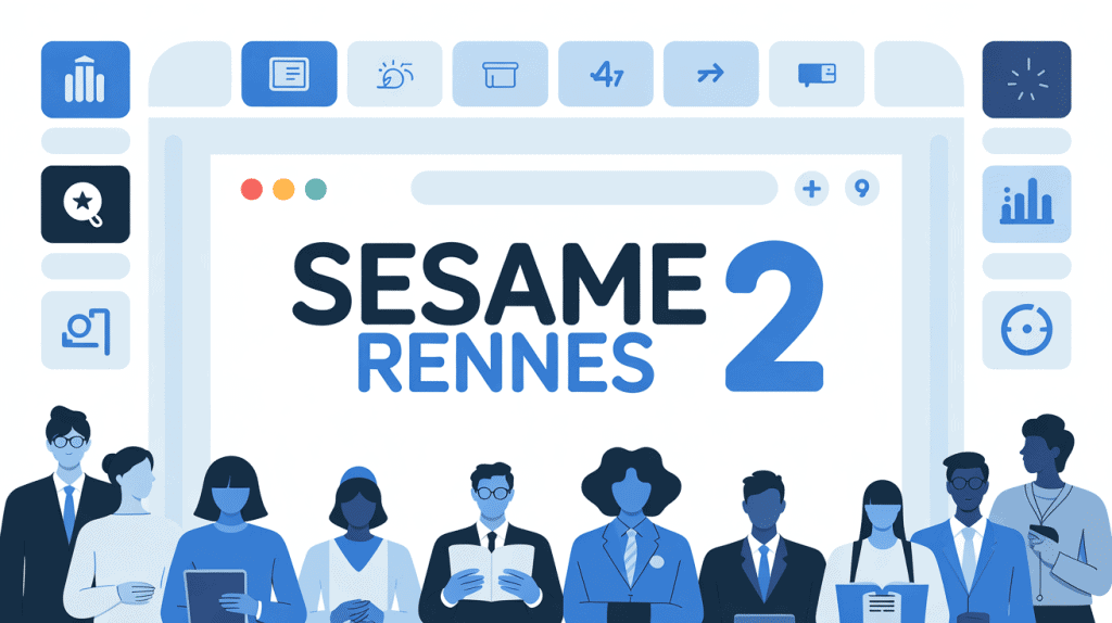 SESAME Rennes 2 sur écran universitaire