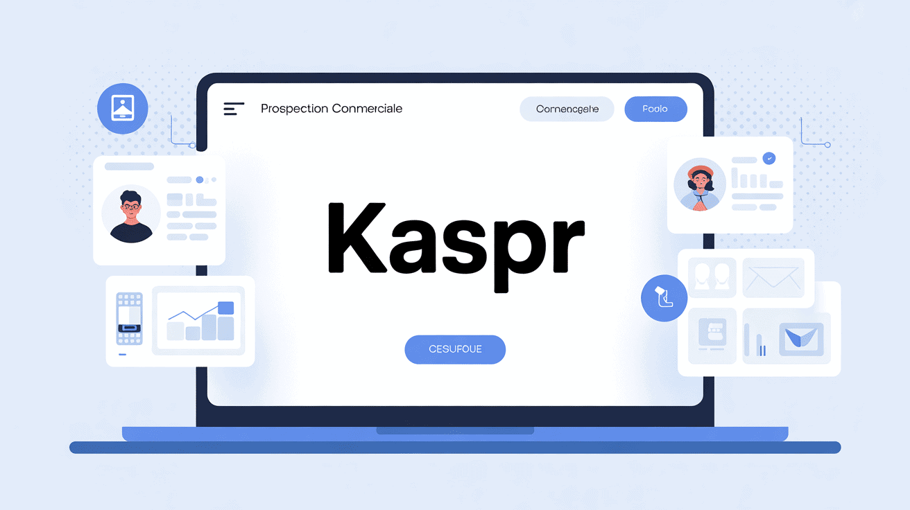 Illustration d'interface Kaspr pour la prospection