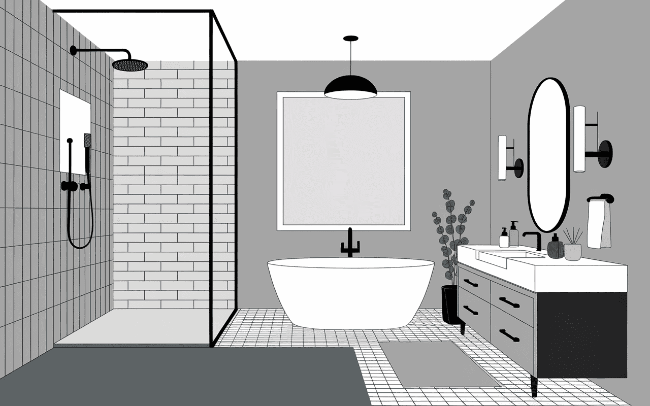Oze salle de bain moderne