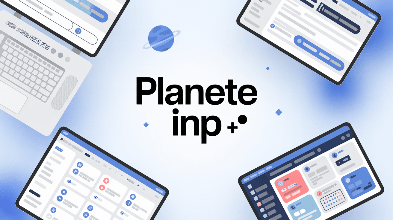 Interface moderne de Planète INP