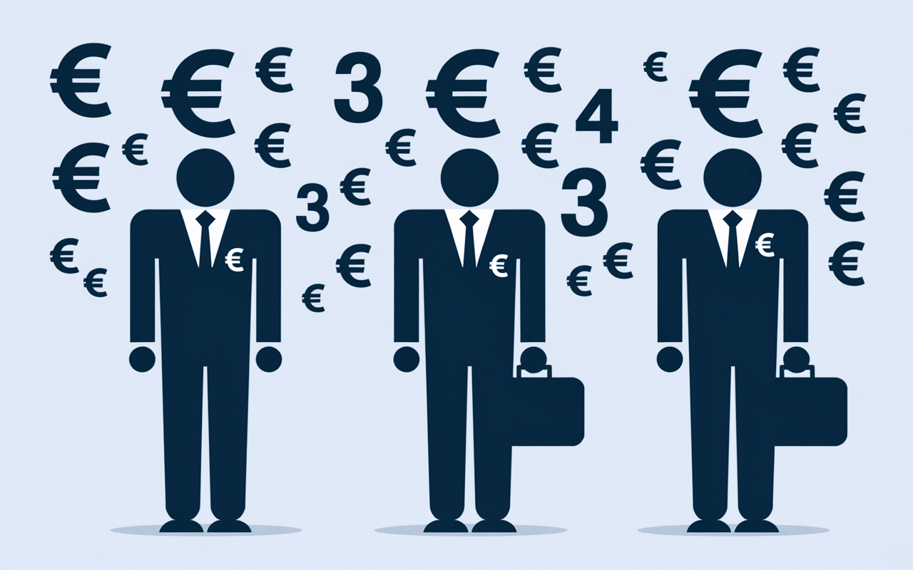 Statuts professionnels pour 25000 brut en net