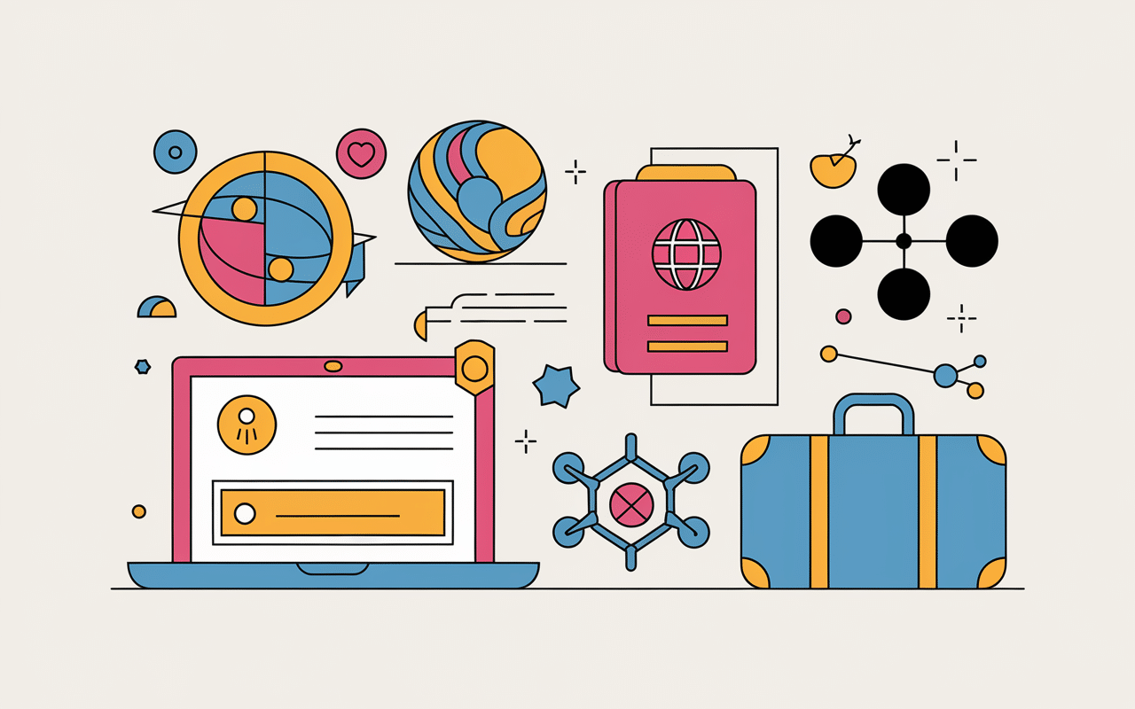 Bénéfices jeune fils au pair icônes modernes