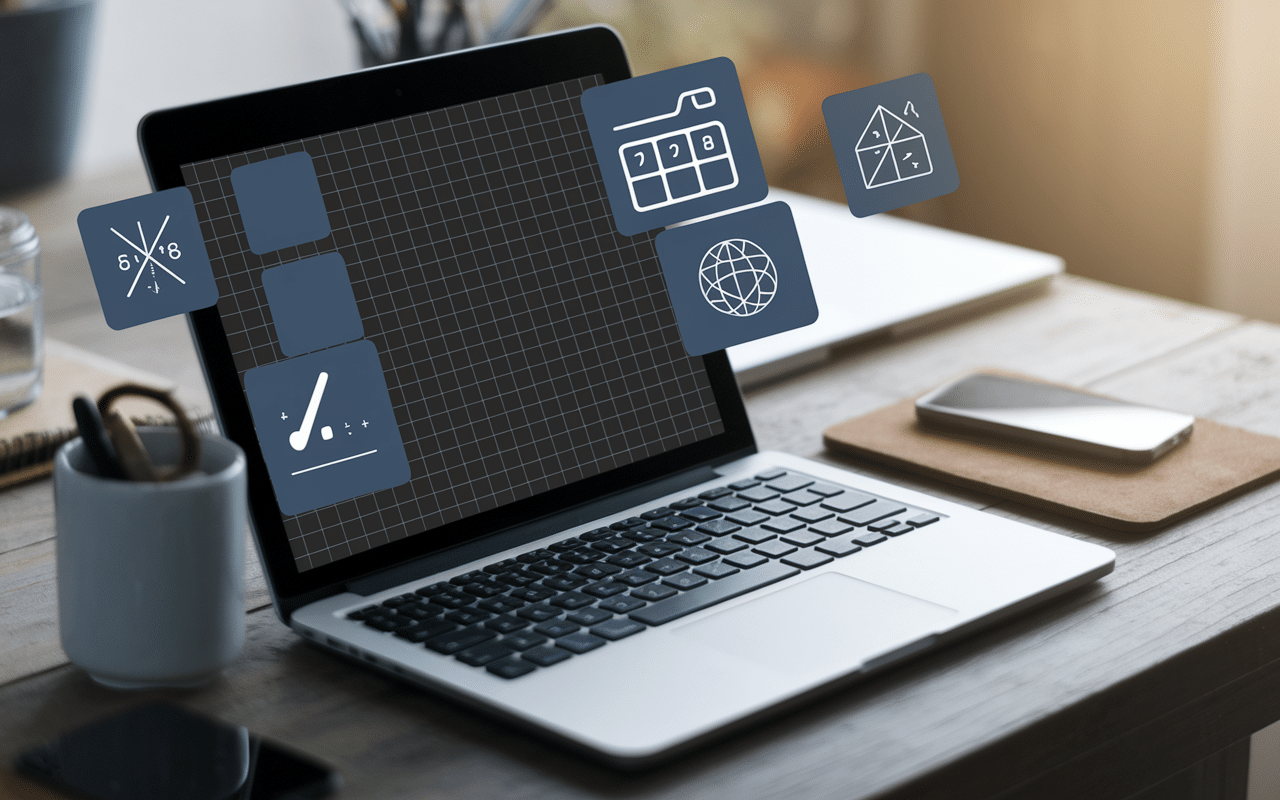 Interface calculateur de moyenne avec coefficient