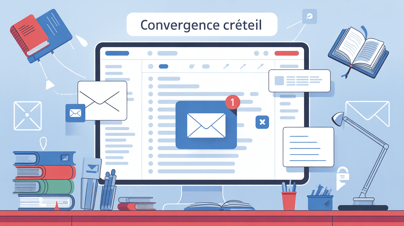 Interface messagerie Convergence Créteil