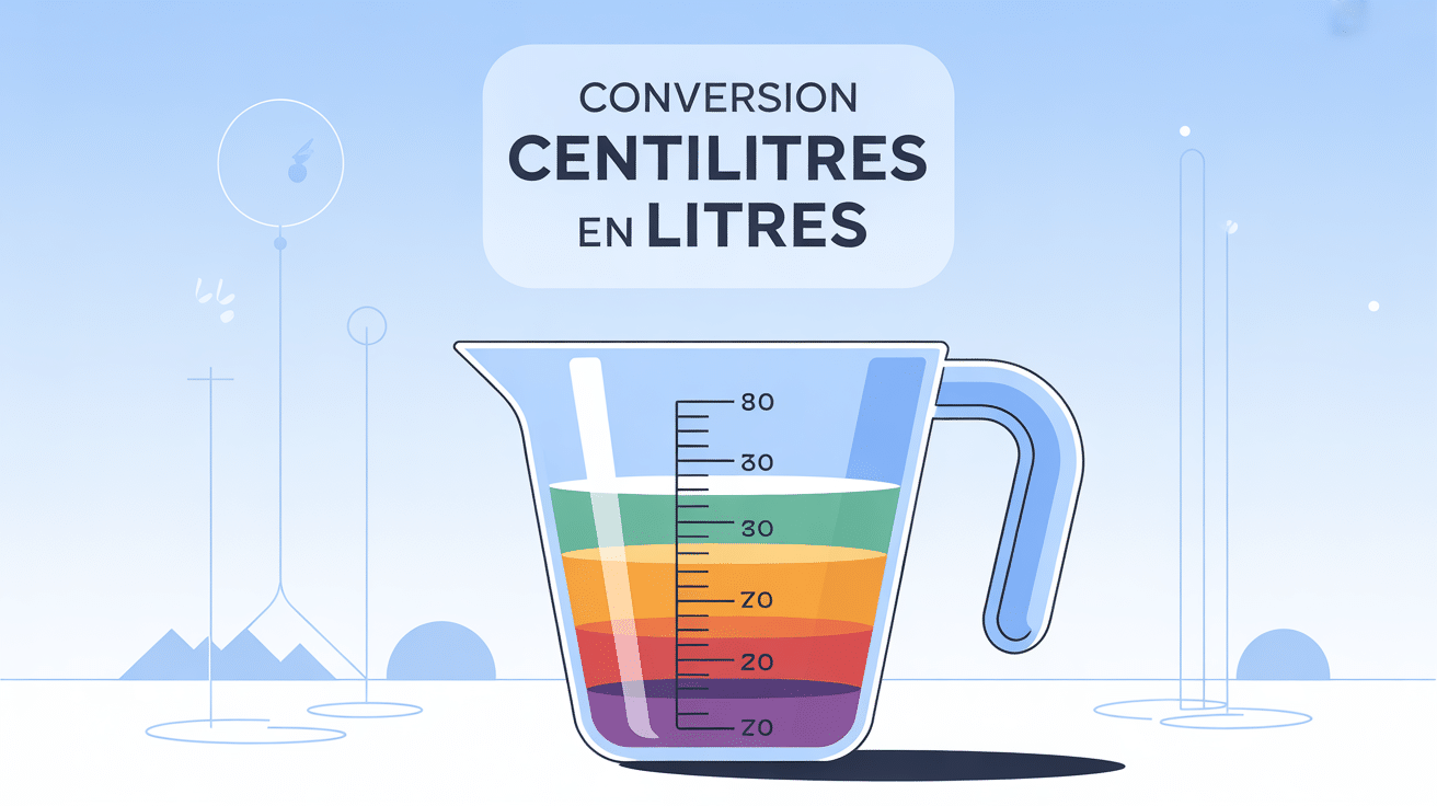 Verre mesureur pour conversion cl en l