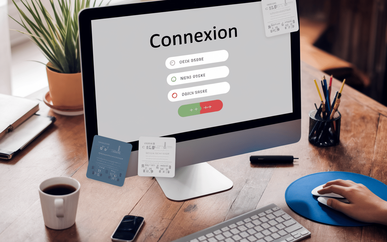 Connexion ENT02 ecran etapes