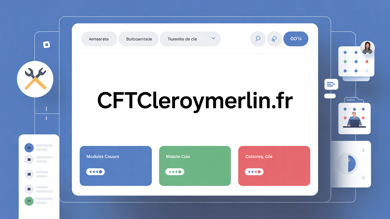 Interface plateforme Cftcleroymerlin.fr