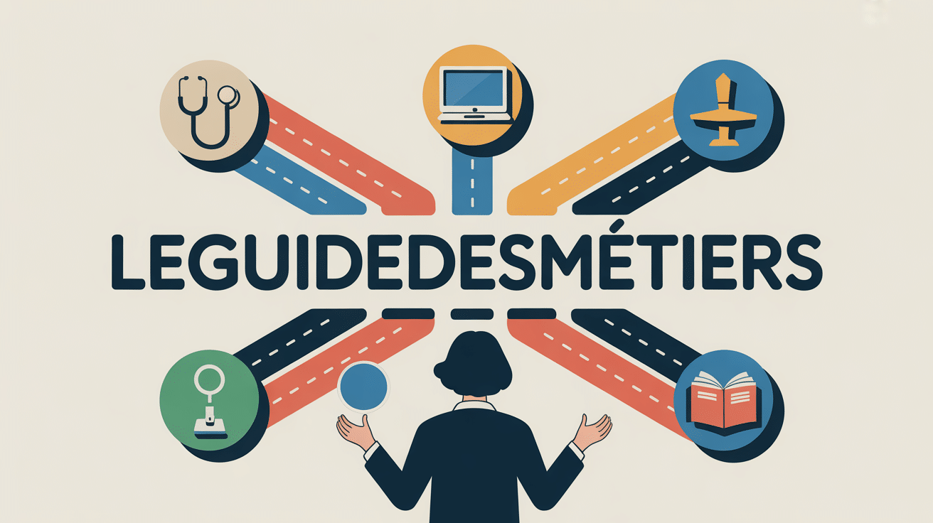 illustration carrefour orientation leguidedesmetiers