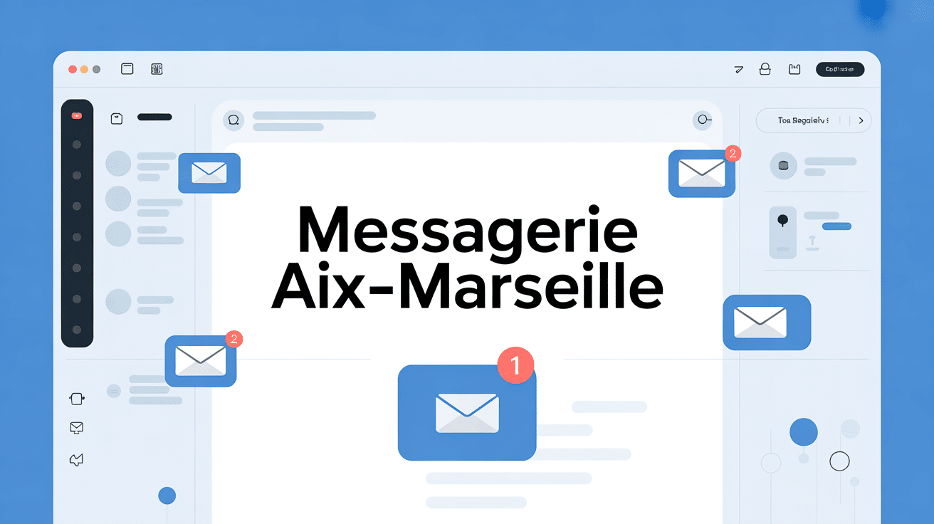 Interface moderne de messagerie Aix-Marseille