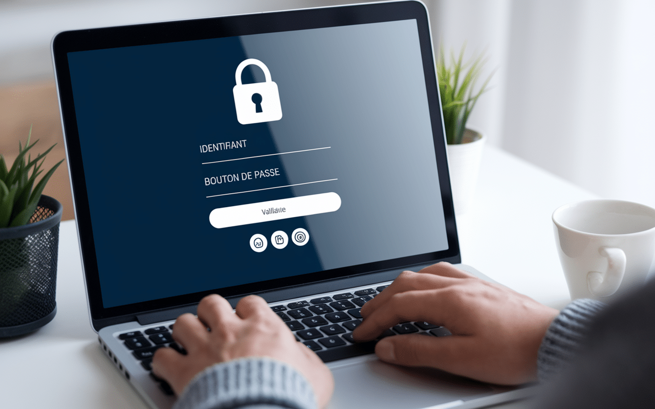 Écran de connexion MJM Cloud