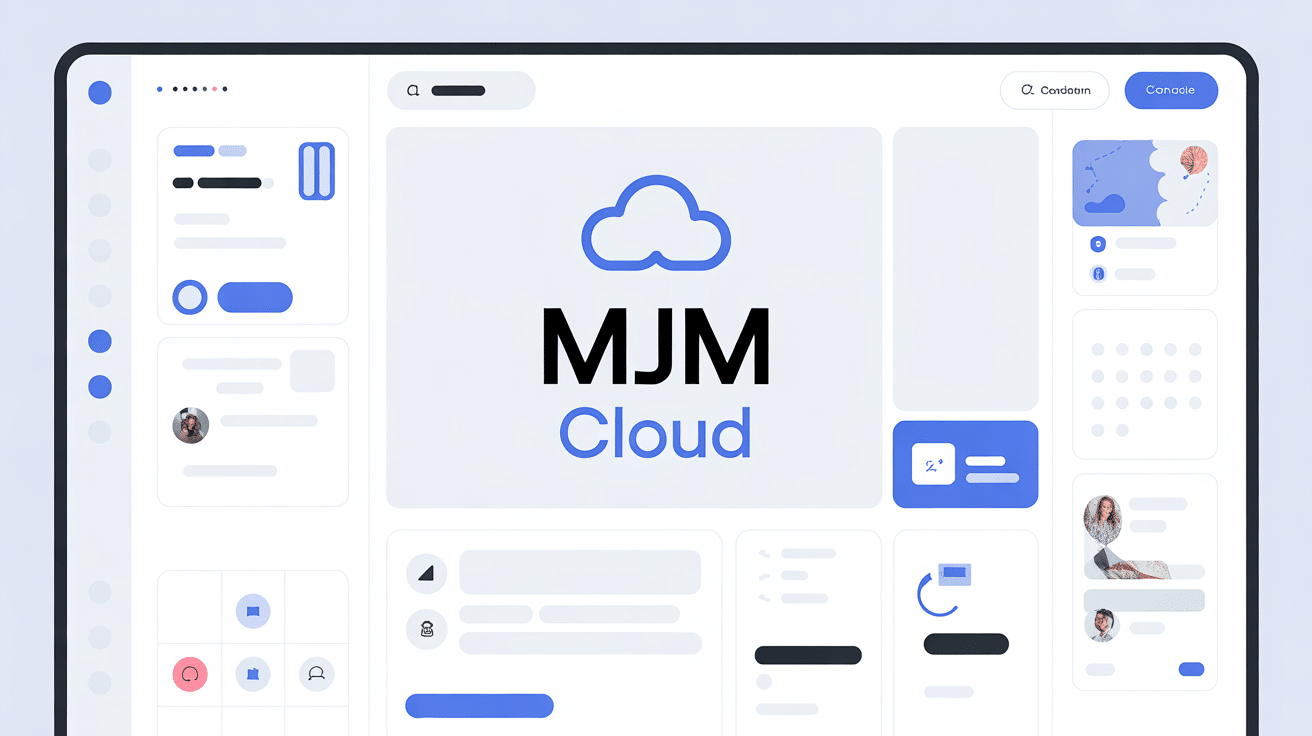Interface numérique MJM Cloud