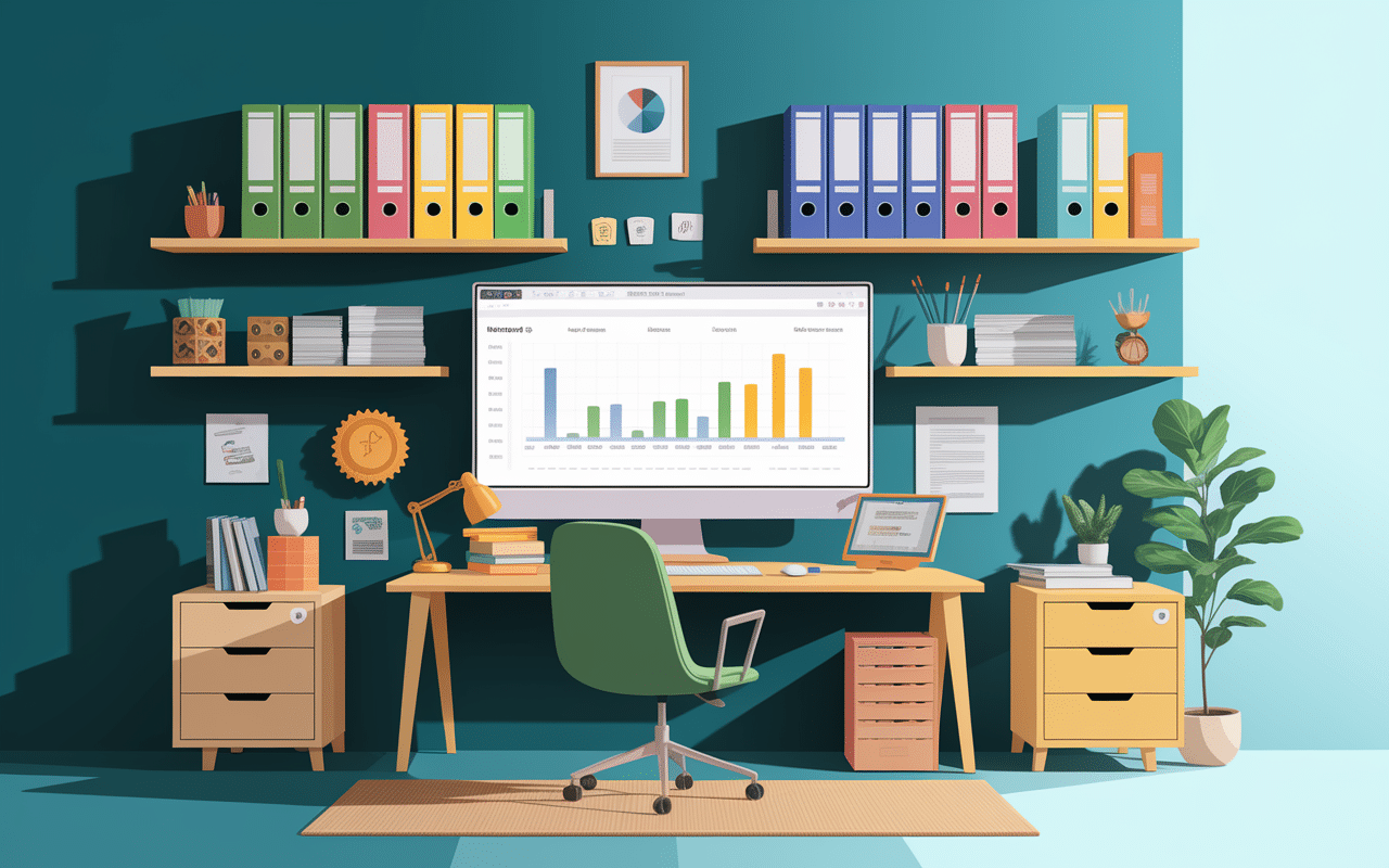 Bureau numérique pour optimiser dossier Pix