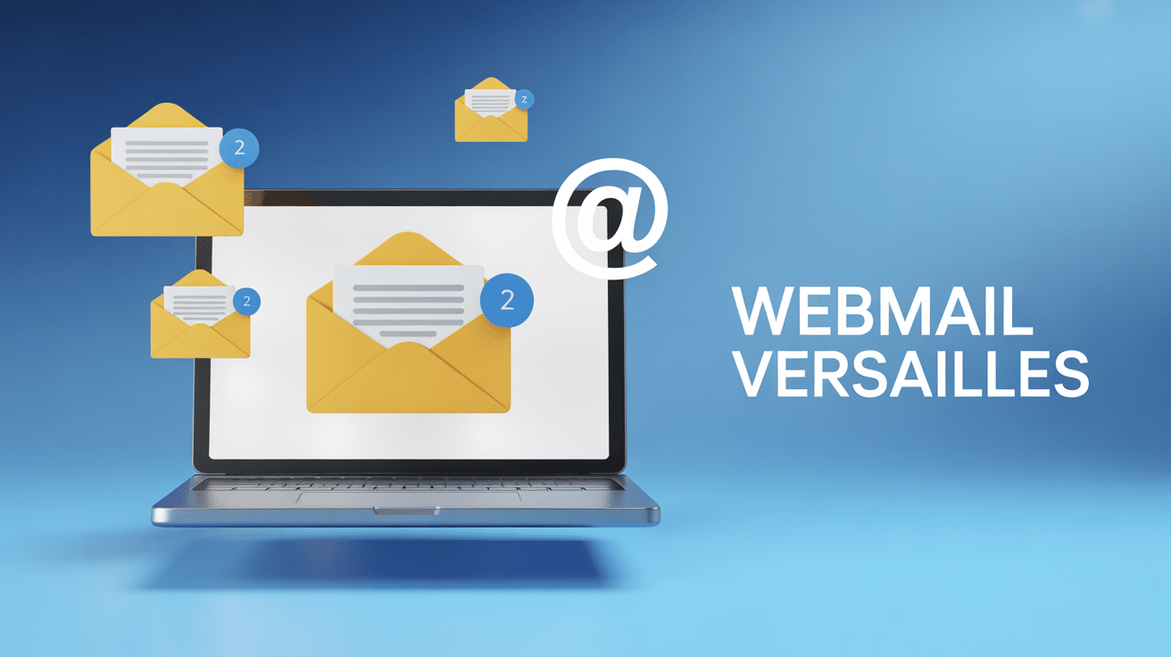 Interface de messagerie Webmail Versailles