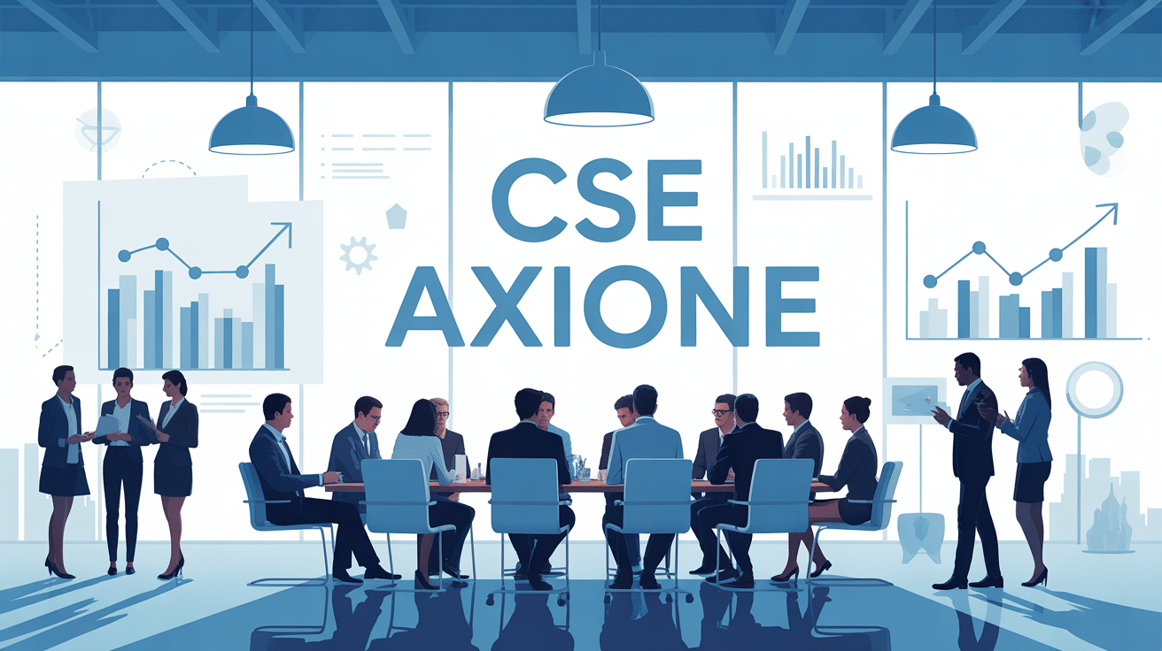 Salle de réunion cse axione, ambiance collaborative