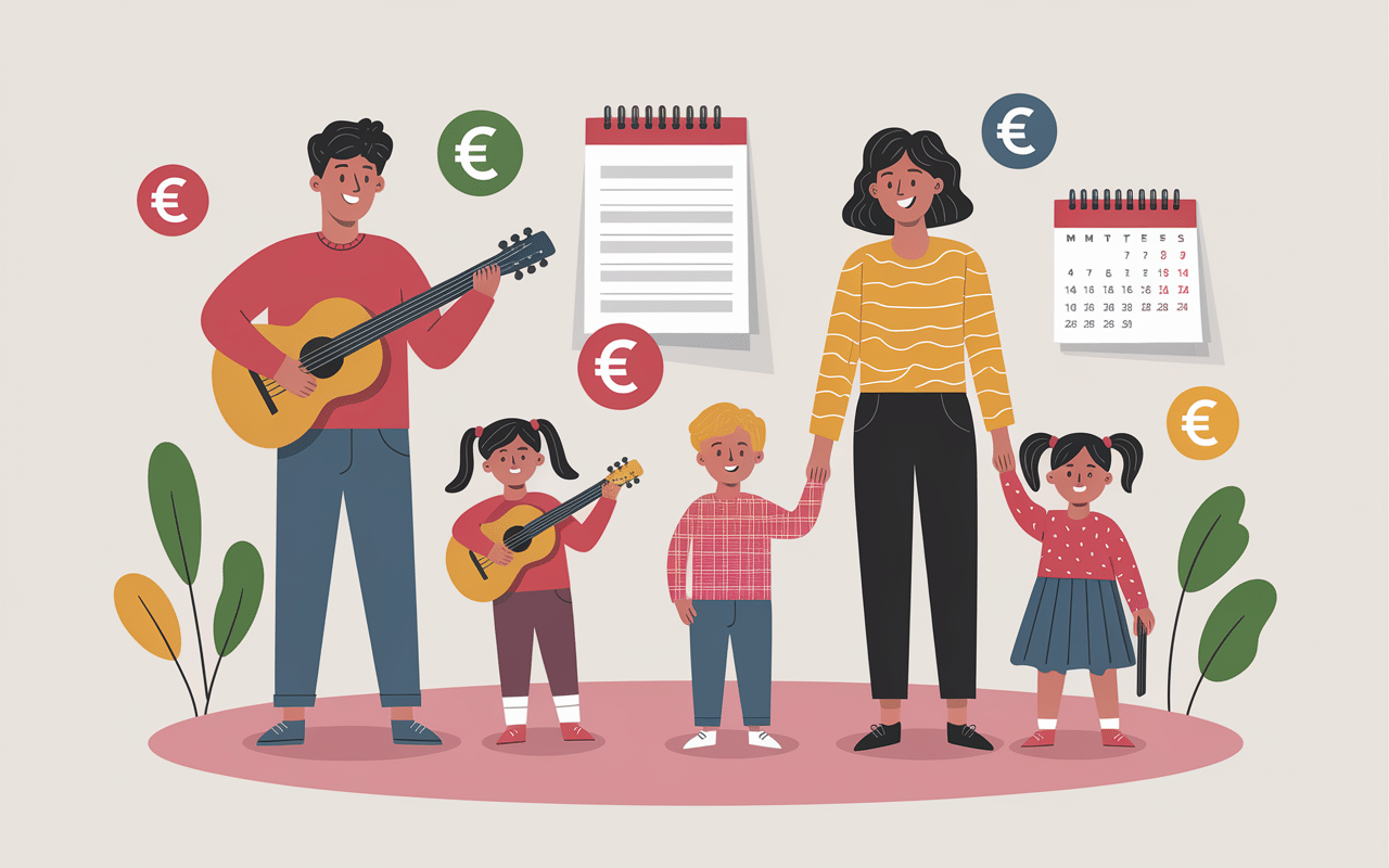 ecole municipale de musique accessibilité inscription familles