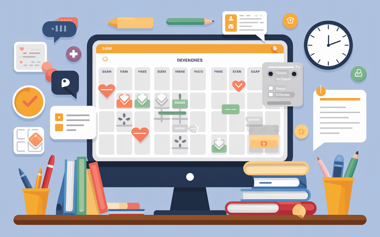 Tableau de bord Netypareo Purple Campus fonctionnalités