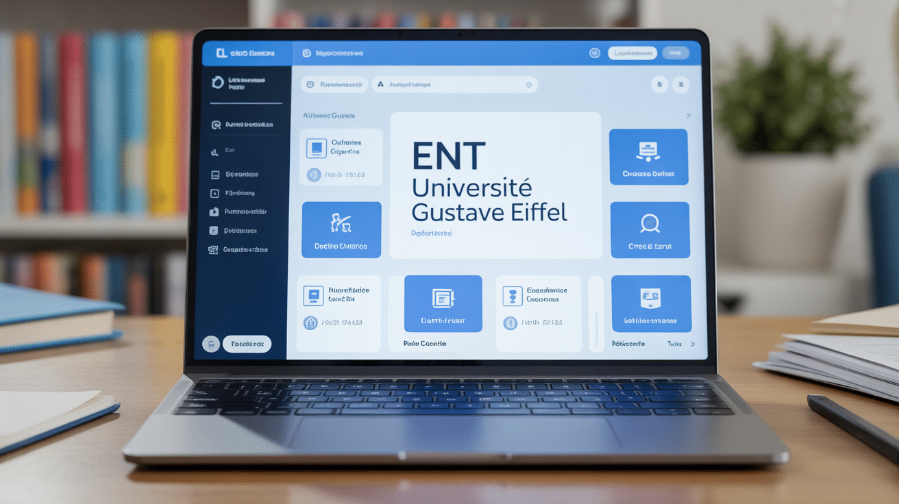interface ent univ gustave eiffel sur ordinateur