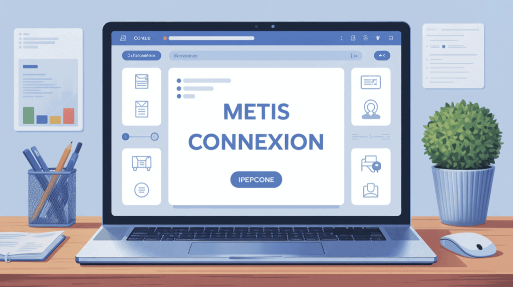 tableau de bord mètis connexion sur ordinateur