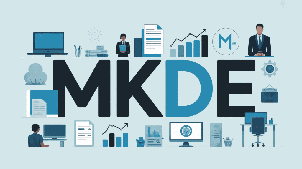 Illustration mkde signification secteurs informatiques administratifs