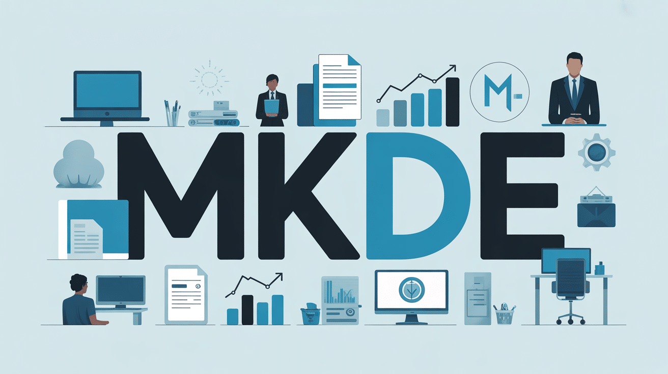 Illustration mkde signification secteurs informatiques administratifs