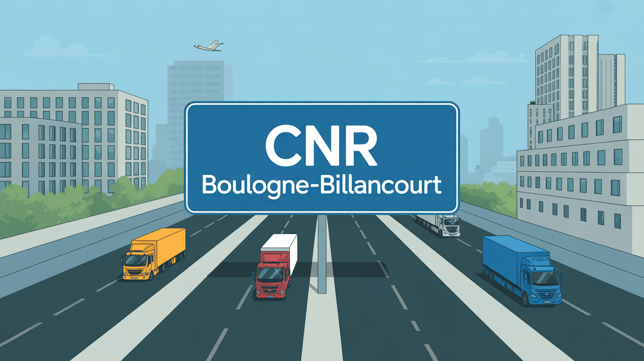 Vue centre urbain cnr boulogne billancourt