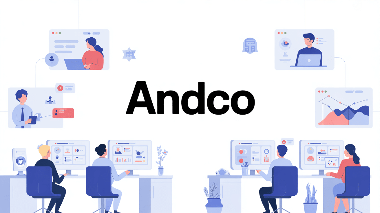 andco interface collaborative en équipe