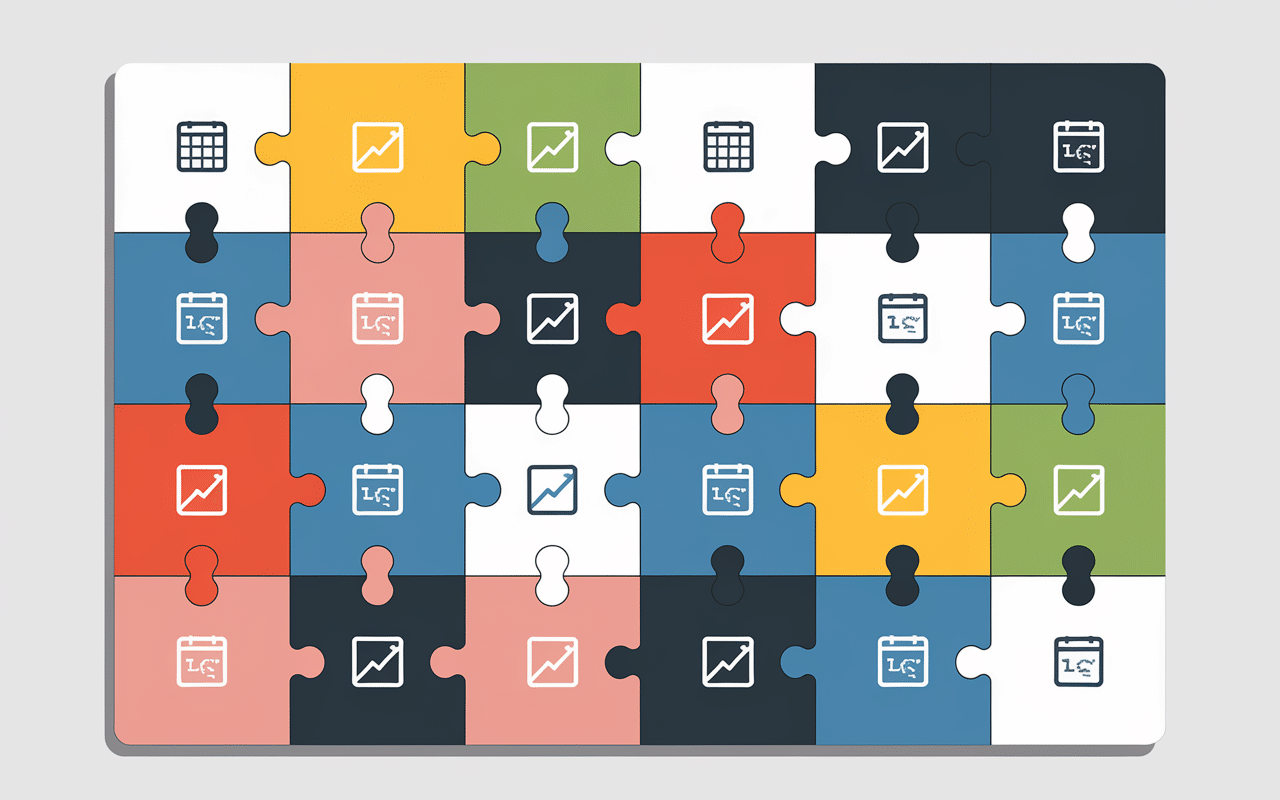 structurer dossier professionnel puzzle