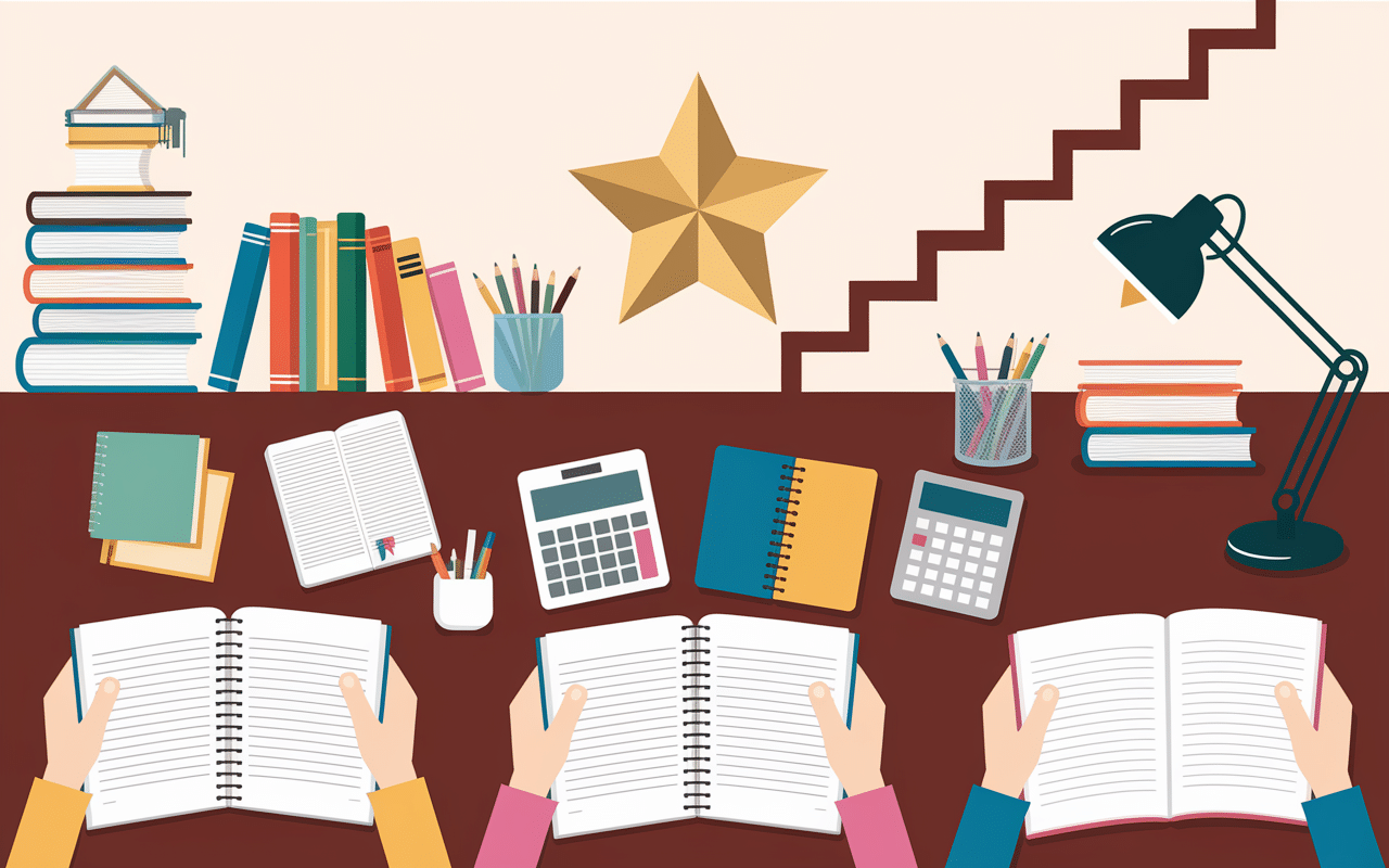 bureau organisé major de promo parcours succès