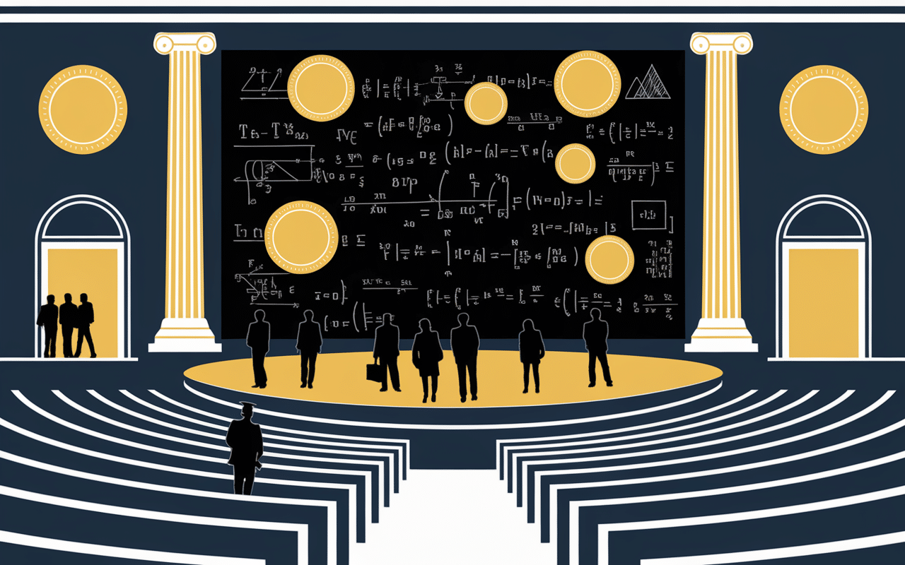 scène amphithéâtre major de promo académique