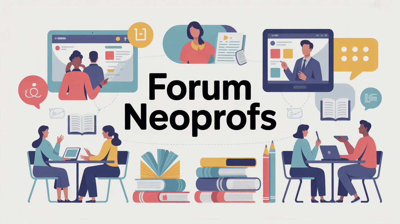 neoprofs forum illustration enseignants connectés