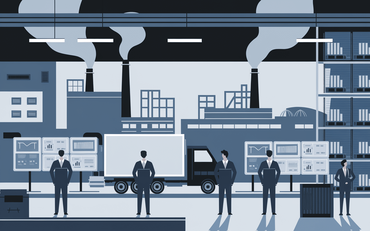 scène usine graphique t an a secteur industrie