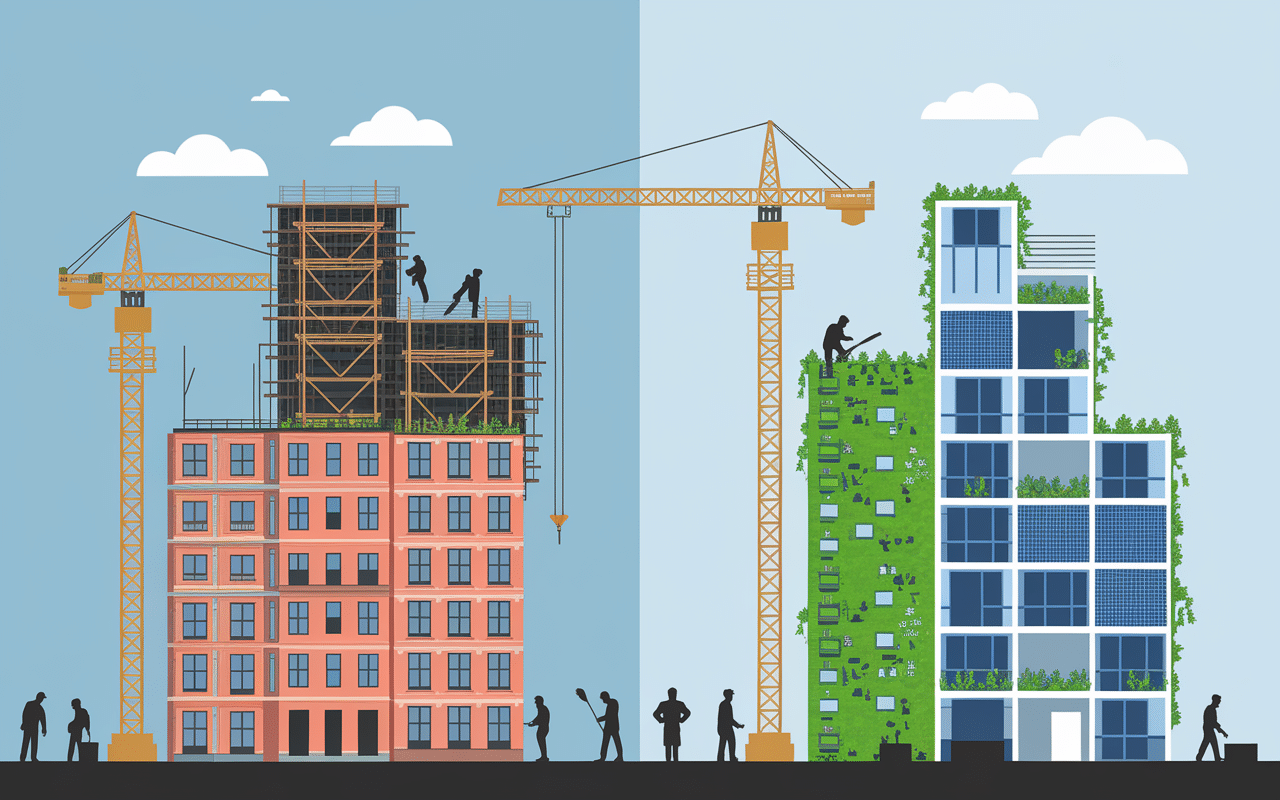 Transformation urbangroup bâtiments anciens et écologiques