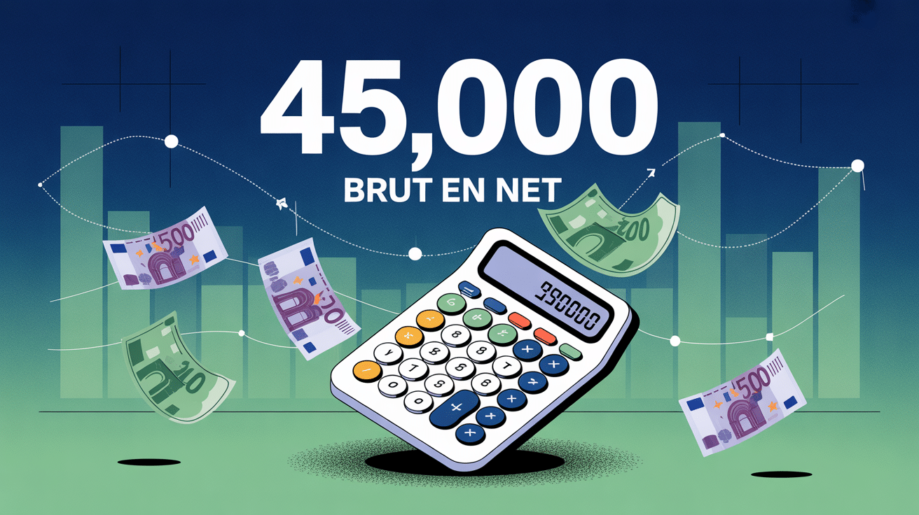 calculatrice billets euros 45000 brut en net
