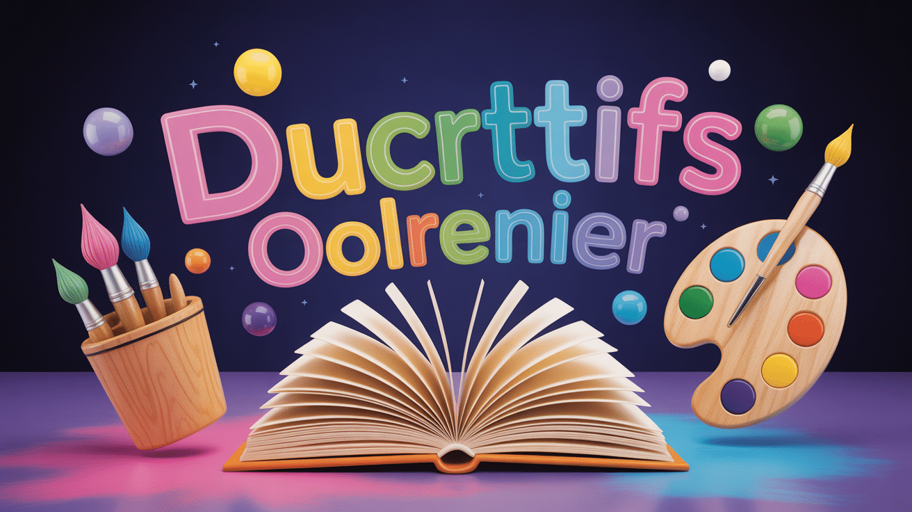 Palette nuancier livre descriptive adjectives