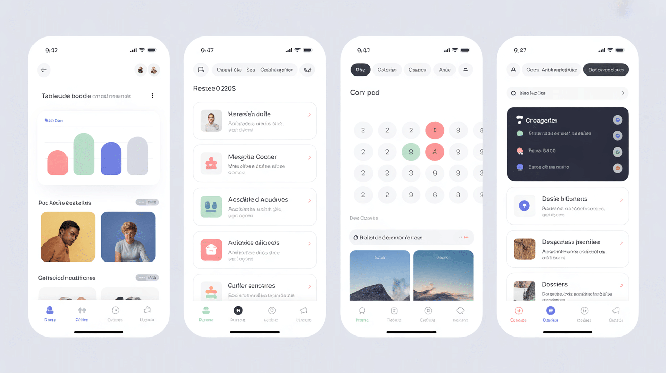 fonctionnalités dude pole emploi application interface utilisateur