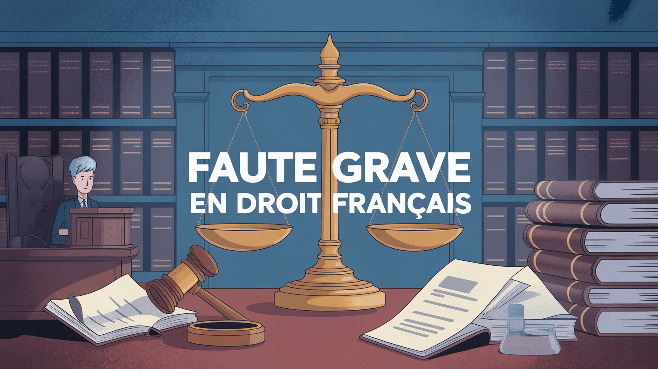 faute grave en droit français balance de justice et dossiers