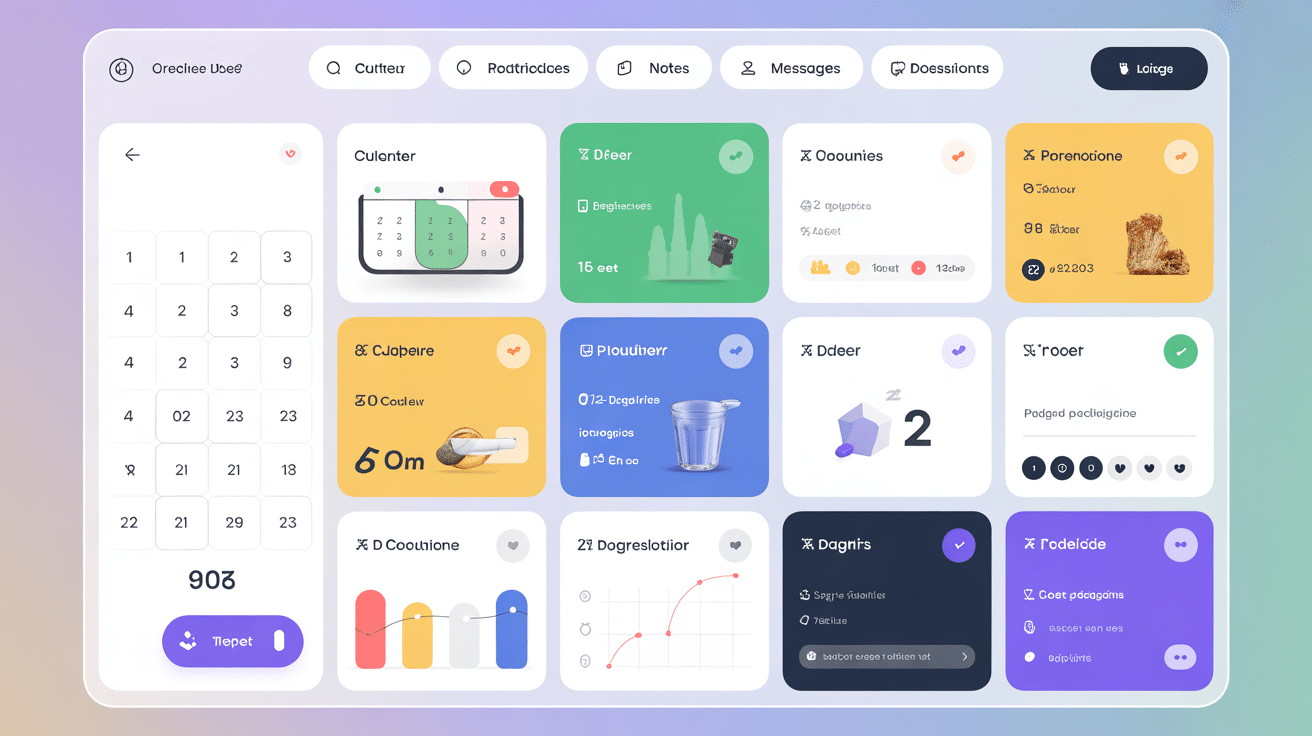 widgets et outils mbn mon bureau numérique affichés
