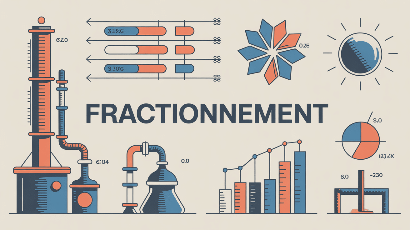 fractionnement schéma procédés séparation optimisation