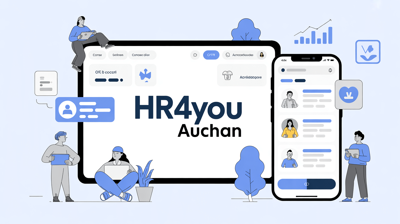 hr4you auchan espace digital recrutement rh