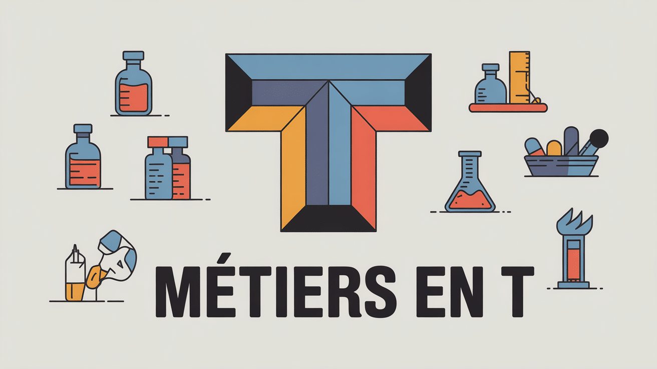 Illustration metier en t icônes compétences