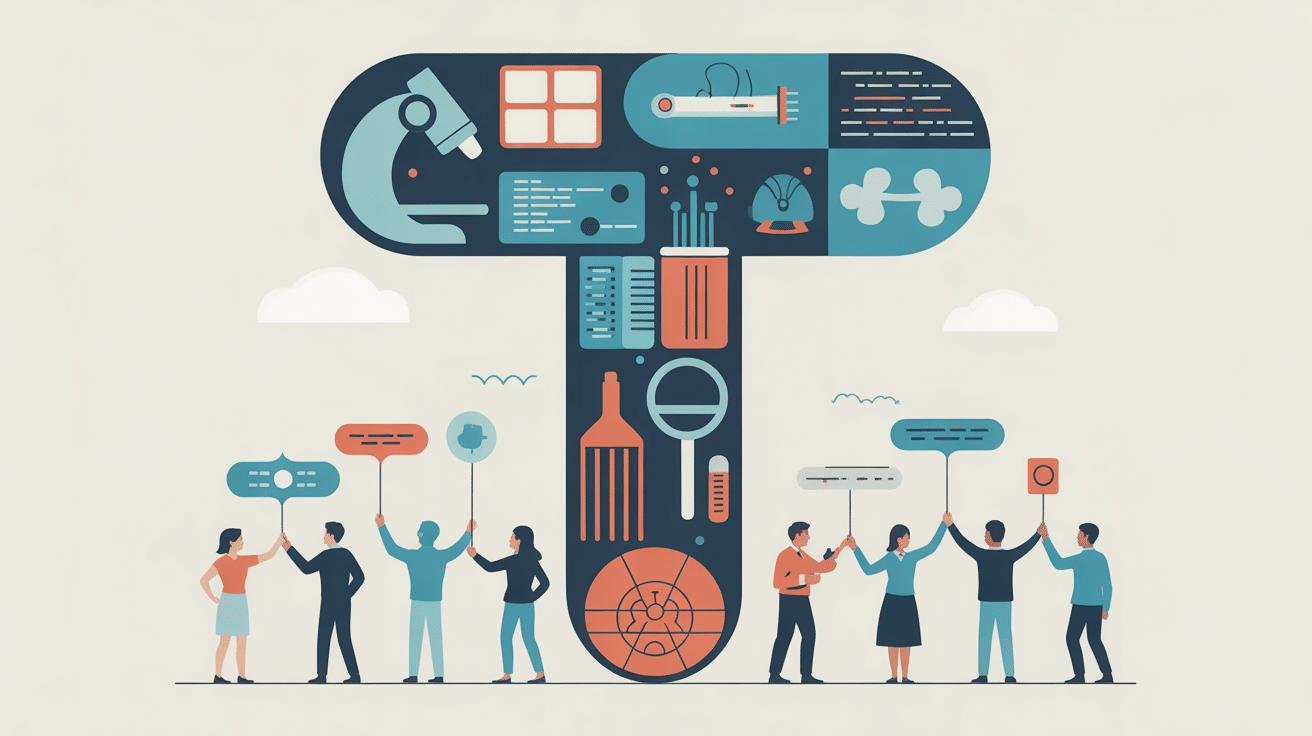 Schéma metier en t explication simple