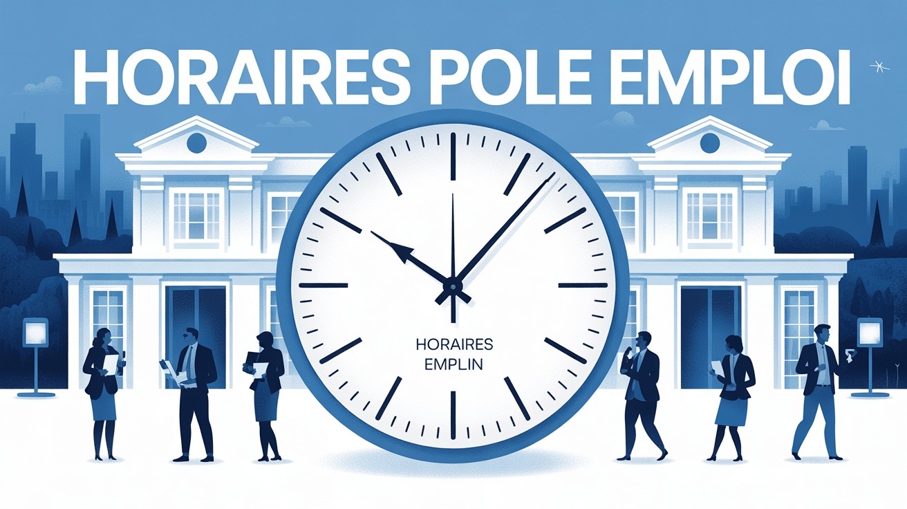 Horloge pole emploi horaire personnes