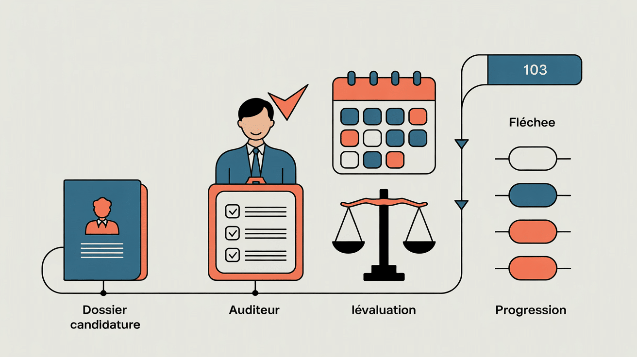 Qualiopi c'est quoi étapes certification audit infographie