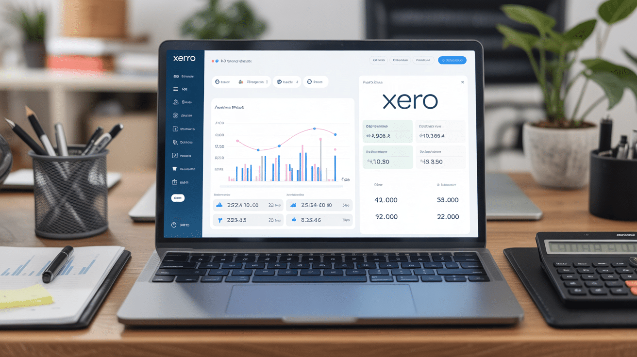 xero interface comptable sur ordinateur